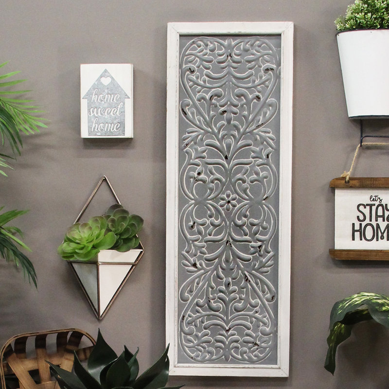 Ophelia & Co. Metal Embossed Panel Wall Décor & Reviews